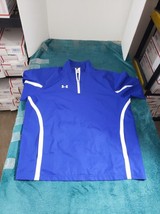 Under Armour Other - Under Armour Jacket Size Large Men Blue Protect this House Lightweight Loose